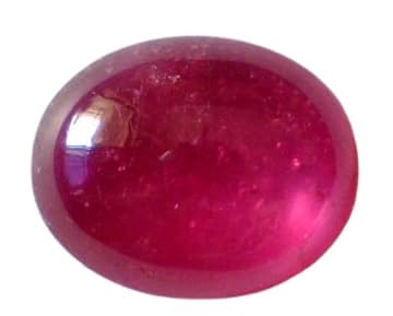Natural Pink Ruby (Manik) Oval Pota Stone GGTL Lab Certified Astrological Natural Loose Gemstone For Man Or Women Jewelry Making Gemstone (Stone Size -5 * 7mm)